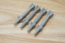 Set of 4 - GI Joe 1990 Sky Patrol Raven Pod Missile Repro Part Hasbro ARAH