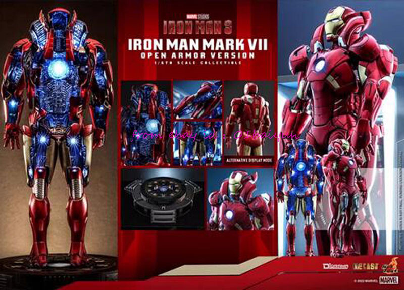Hot Toys DS004D51 Iron Man 3 Mark VII 7 (Open Armor Version
