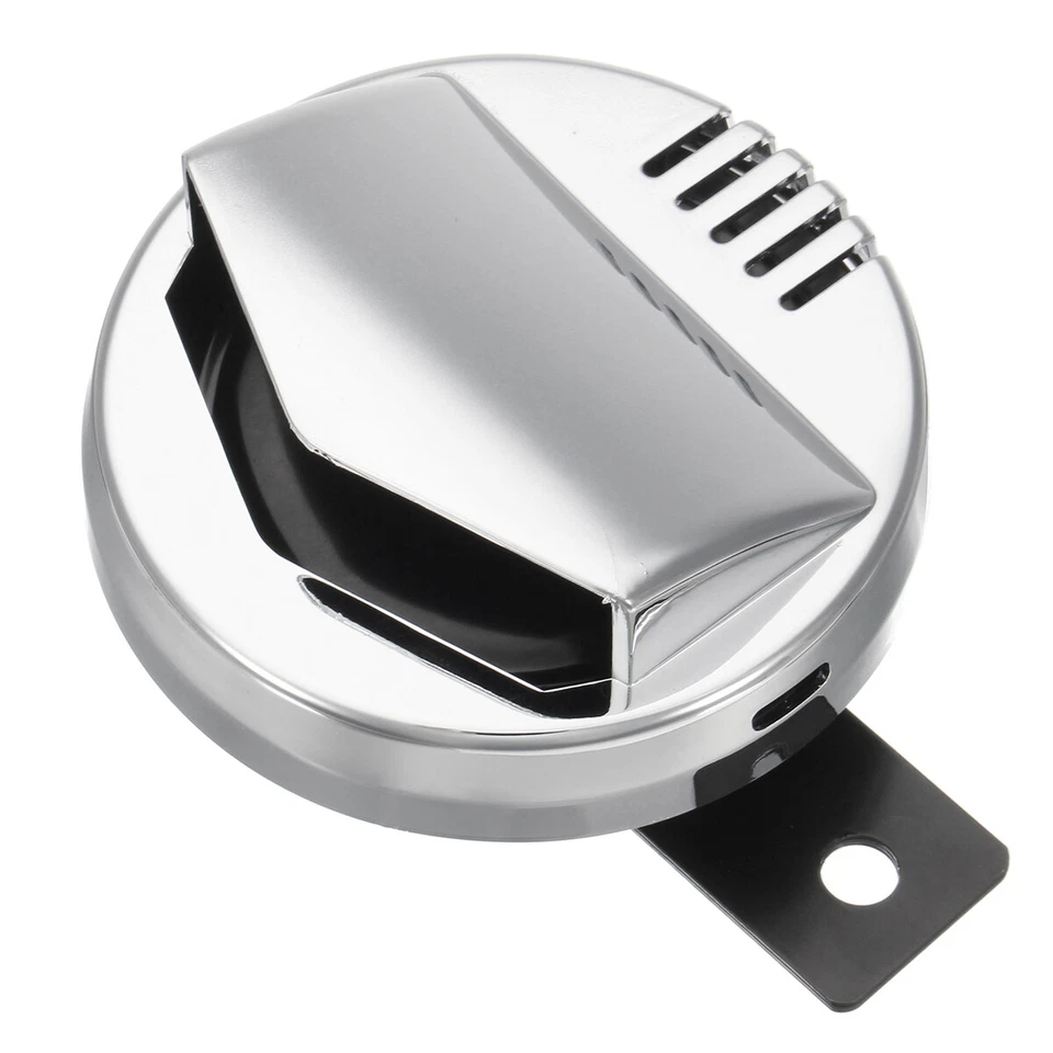 Bocina Eléctrica 12V Super Loud 110db Moto Cromo Moto Universal Foto 2 de 4