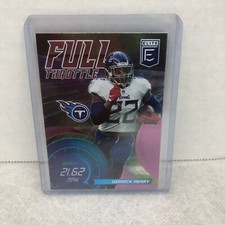 2021 Derrick Henry Panini Pink Foil Parallel Tennessee Titans Full Throttle FT22