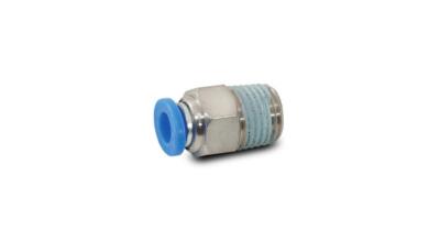 Vibrant 2664 Male Straight Push Lock Fitting 1/4'' OD Tubing x 1/4'' NPT