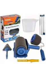 Set pennelli rullo pittura 6 pezzi runner manico professionale uso domestico bordo parete pittura