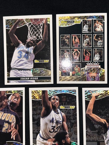 1994 Topps Black Gold Certified Winners 8 Card Lot Including SHAQ & Chris Webber - Picture 2 of 11