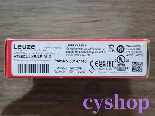 1PC Brand New Leuze HT46CL1.XR/4P-M12 Photoelectric Sensors Fast shipping via