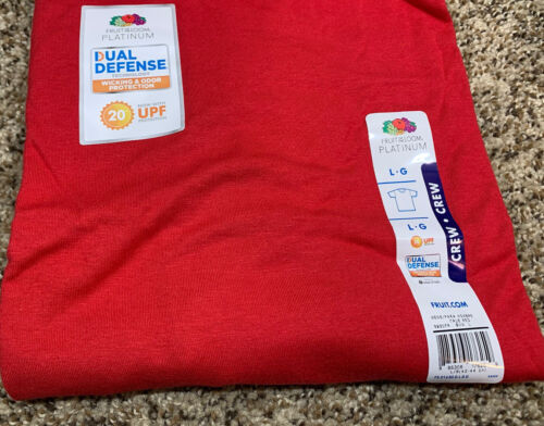 Fruit of the Loom Men's. Red. Short Sleeved T-shirt. Large. 100% Cotton NEW! - Picture 4 of 6