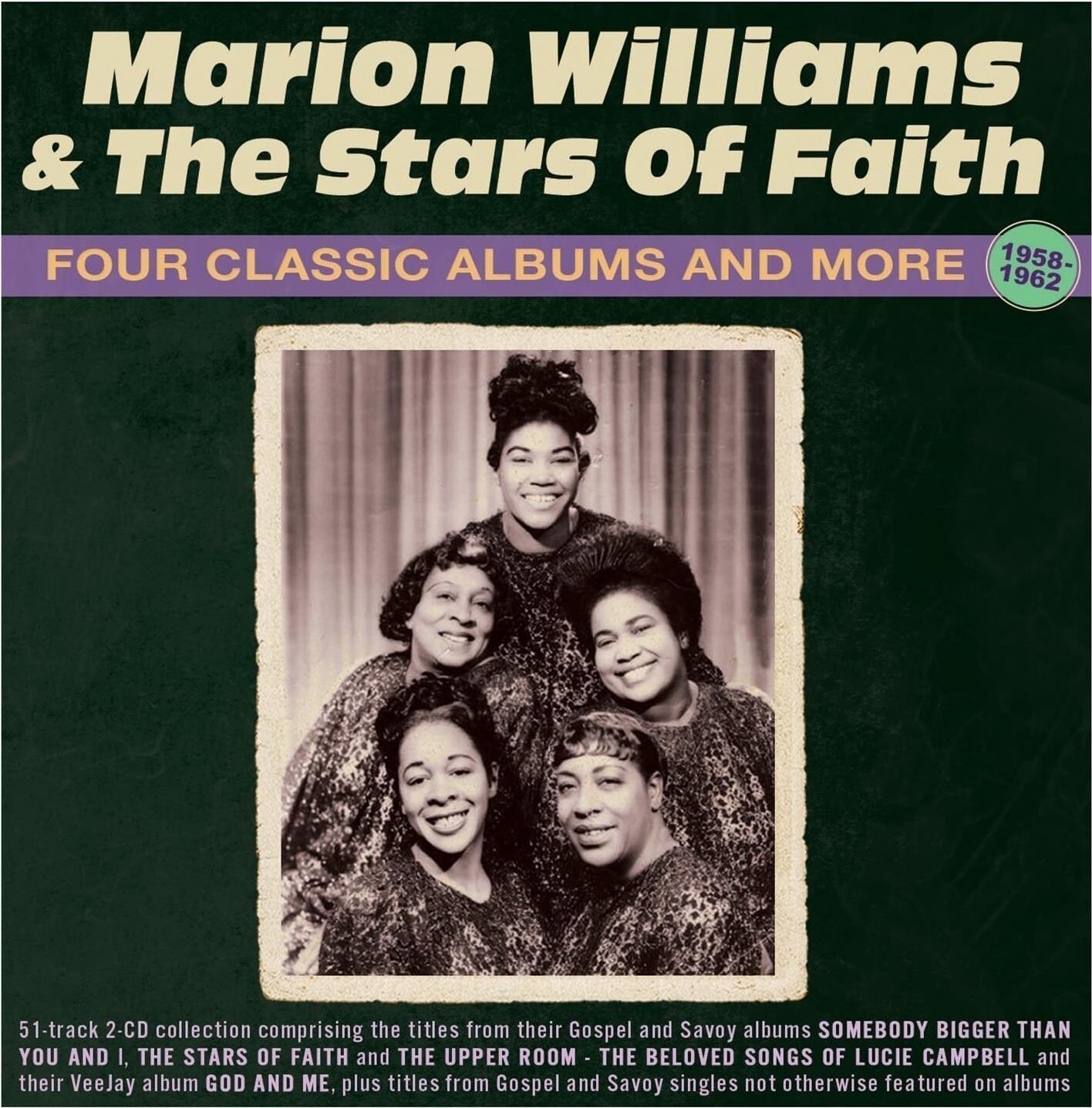 7024787 Audio Cd Marion Williams & The Stars Of Faith - Four Classic Albums And