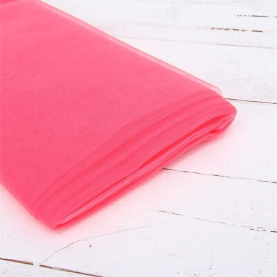 Threadart Premium Soft Tulle Fabric Bolt - 20 Yards by 54'' Wide -  Coral