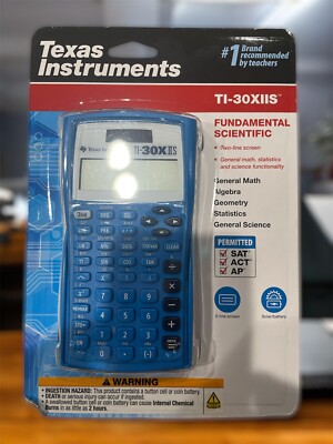 Texas Instruments TI-30X IIS ~ Two-Line Scientific Calculator (Blue)~ Brand New