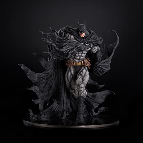 DC Comics Sofbinal Batman Black Version Statue Union Creative Faoam Japan New - Picture 7 of 7