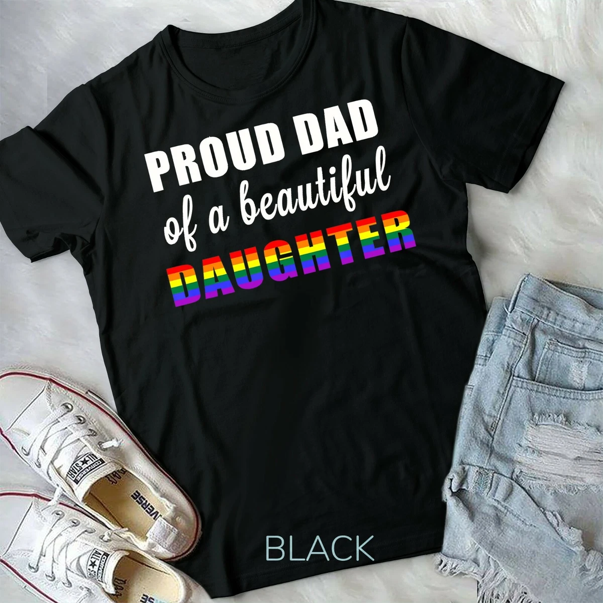 proud dad shirt lgbt