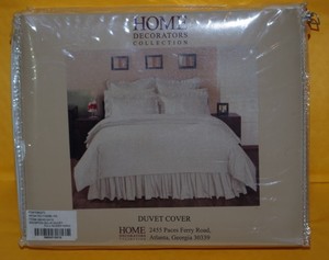 Home Decorators Collection Full Queen Nano White Duvet Cover