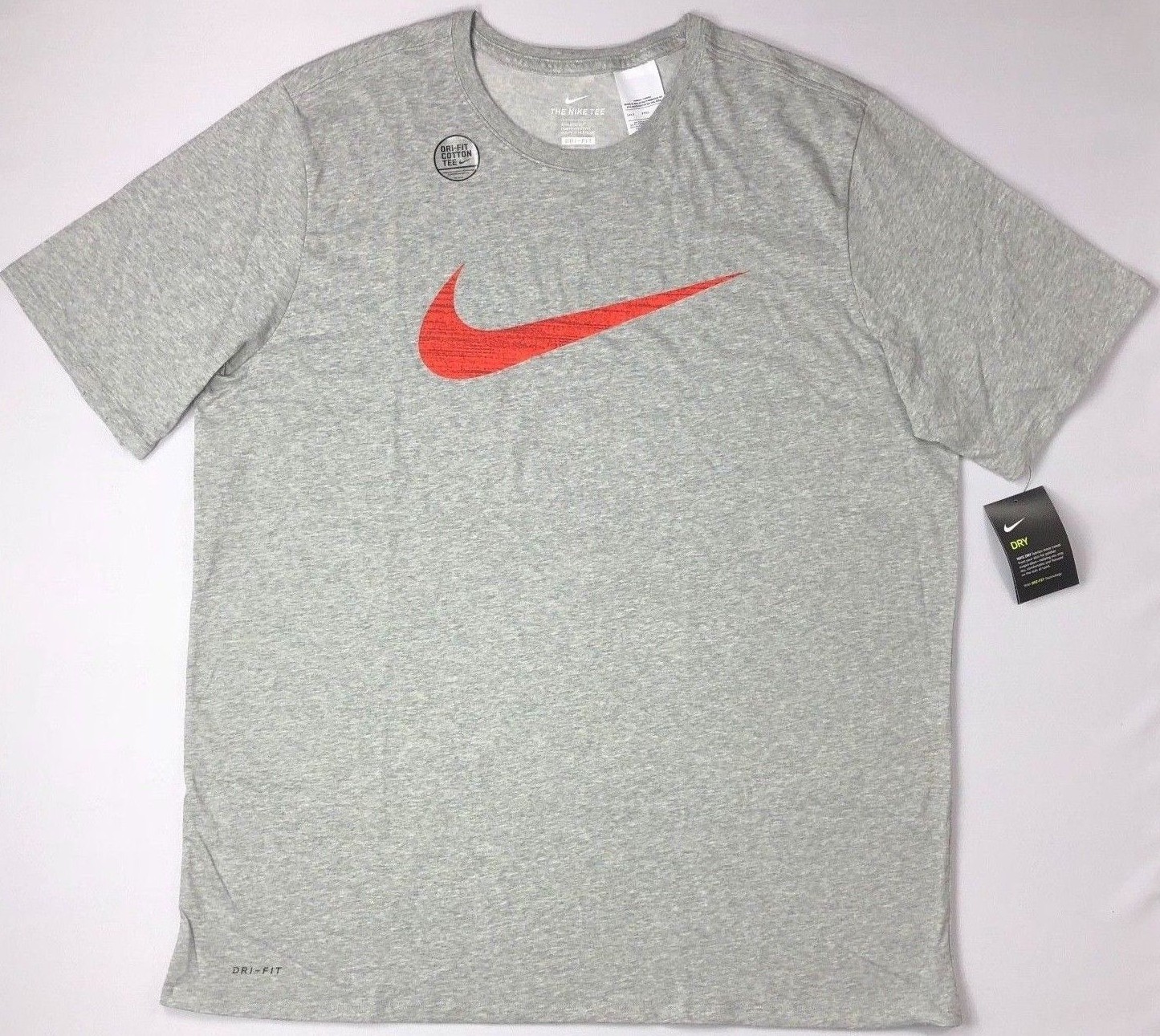 nike dri fit athletic cut t shirt
