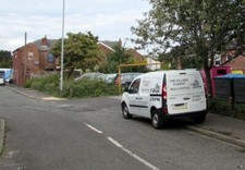 Photo 6x4 Bollington Village Florist van in Stockport Parked in Green Str c2016