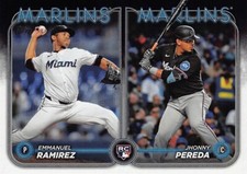 2024 TOPPS UPDATE (#US185) - ROOKIE COMBO - JHONNY PEREDA / EMMANUEL RAMIREZ