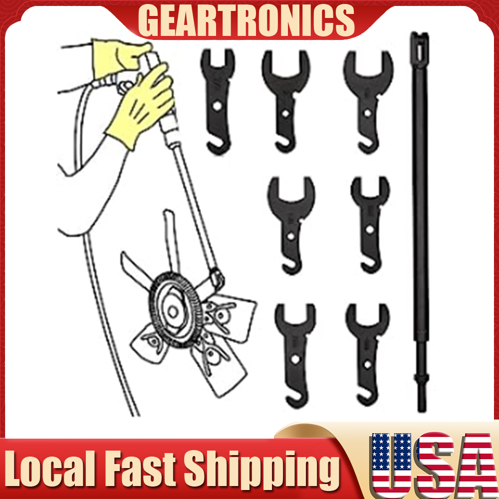 43300 Pneumatic Fan Clutch Wrench Removal Tool Set For Ford GM