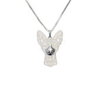 925 Sterling Silver Sphynx Cat Necklace Gift For Cat Lovers Pet Jewelry Rare