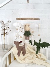 Lord of the Rings Baby Mobile Elf Legolas, Dragon, LOTR Fan Baby Shower Gift