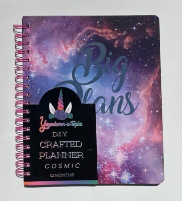 C.R. Gibson D.I.Y. Crafted 12 months Planner Cosmic Big Plans 9.75 in. x 8 in.
