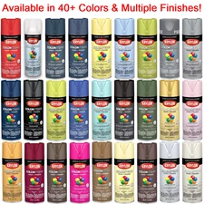 Krylon COLORmaxx Paint & Primer Spray Paint, 12 oz – Available in 40+ Colors