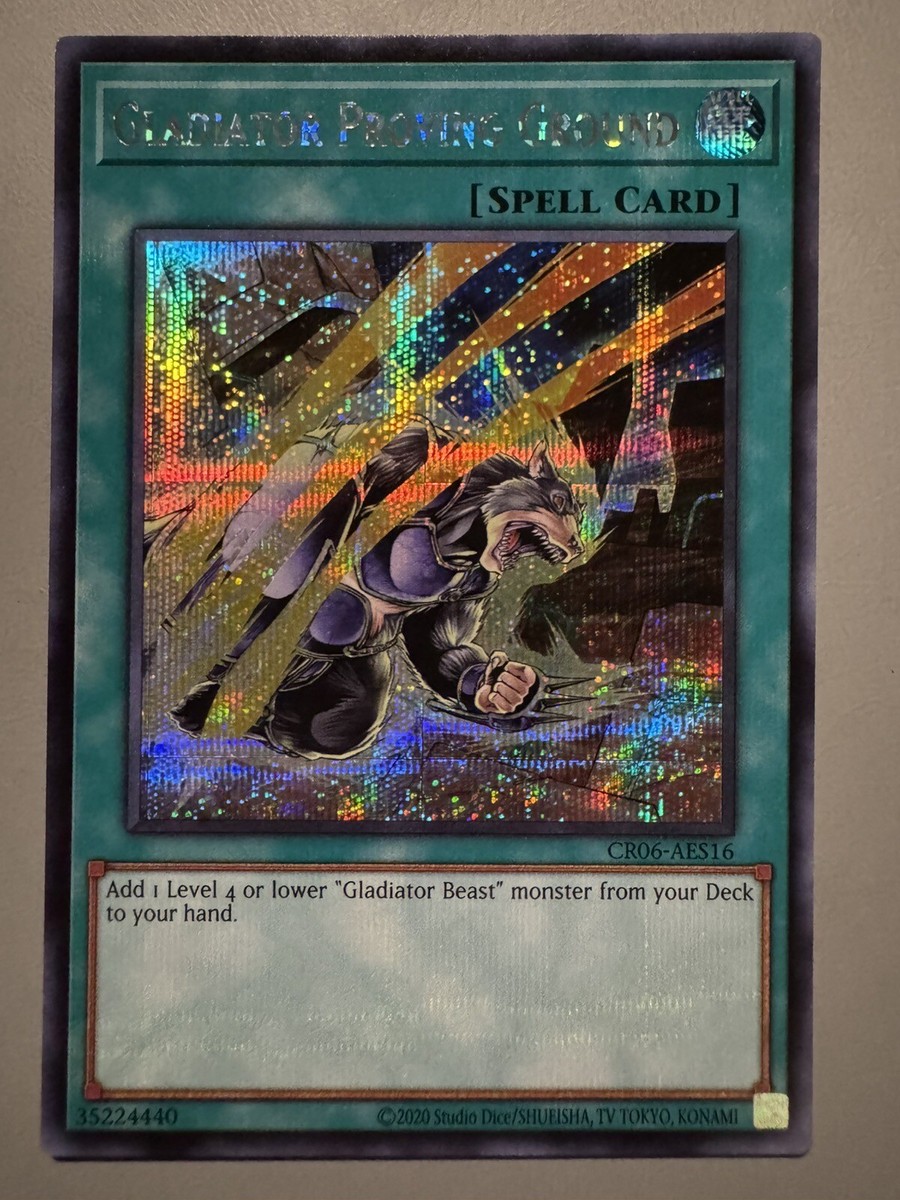 YUGIOH GLADIATOR PROVING GROUND ASIA ENGLISH CR06-AES16 SECRET