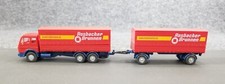 WIKING HO 1:87 MB 2632 MERCEDES BENZ ROSBACHER BRUNNEN TRUCK & TRAILER W/BOX