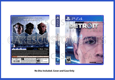 CUSTOM REPLACEMENT CASE NO DISC Detroit Become Human SEE DESCRIPTION