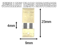 CLOCK SUSPENSION SPRING TOP QUALITY STEEL & BRASS 23mm Long x 9mm Wide