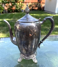 Vintage F.B. Rogers Silver Co Trademark 1883 Coffee Tea Pot Silver Plated 2670