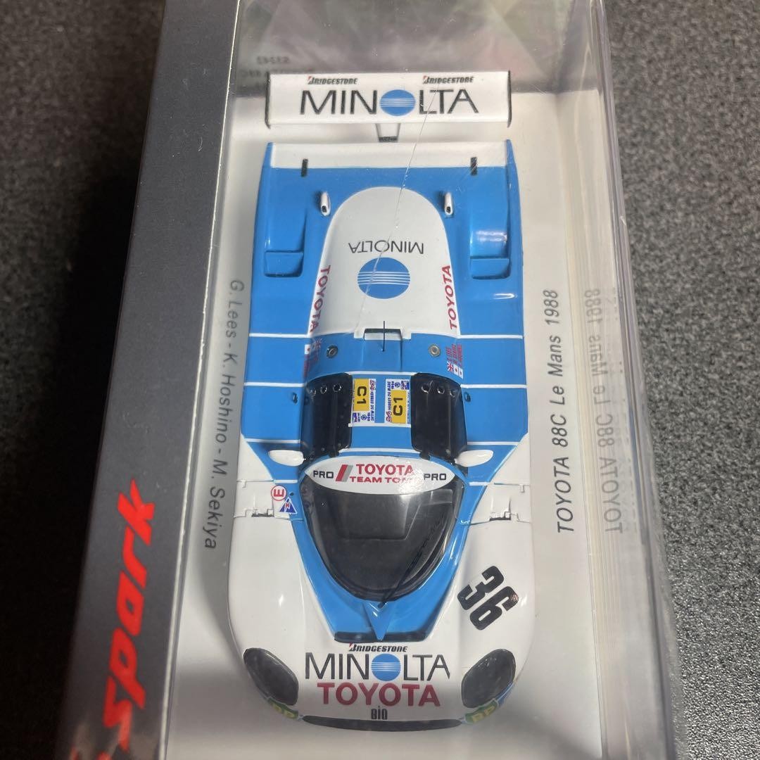 SPARK 1/43 TOYOTA 87C ルマン 1988 Spark 1/43 Toyota 87C Le Mans 1988 Minicar | eBay