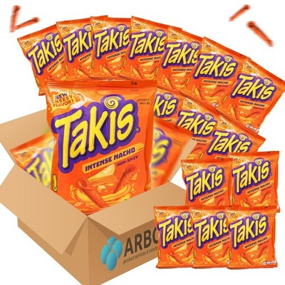 20x Takis Nacho Intense 92g    Käse-Tortilla Chips Mexiko - nicht scharf