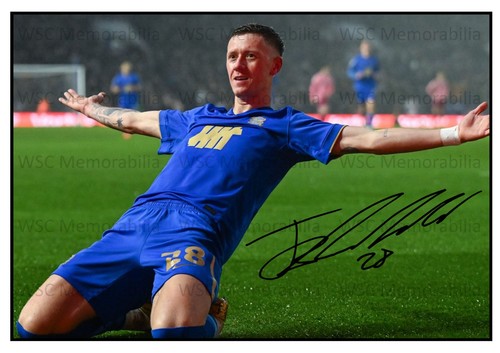 11586. Jay Stansfield Signed Pictures (A4 Prints) Birmingham City Exeter Fulham