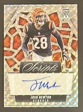 2025 Panini Mosaic Scripts Auto Josh Newton #SCR-JNN Cincinnati Bengals
