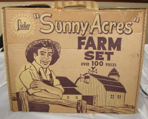 Lido Sunny Acres farm playset BOX ONLY