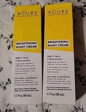 2 Acure Brightening Night Cream 1.7oz