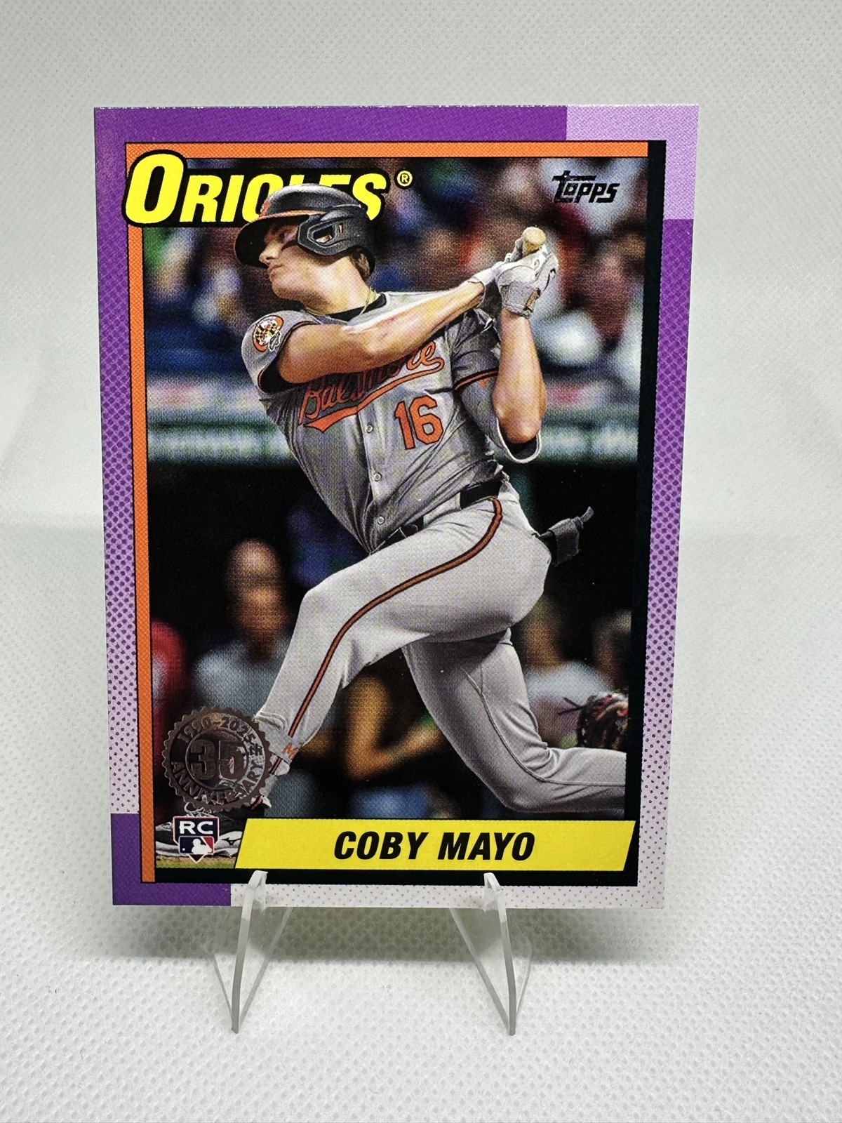 2025 Topps Series 1 - 1990 Topps Baseball Coby Mayo #T90-93 (RC)