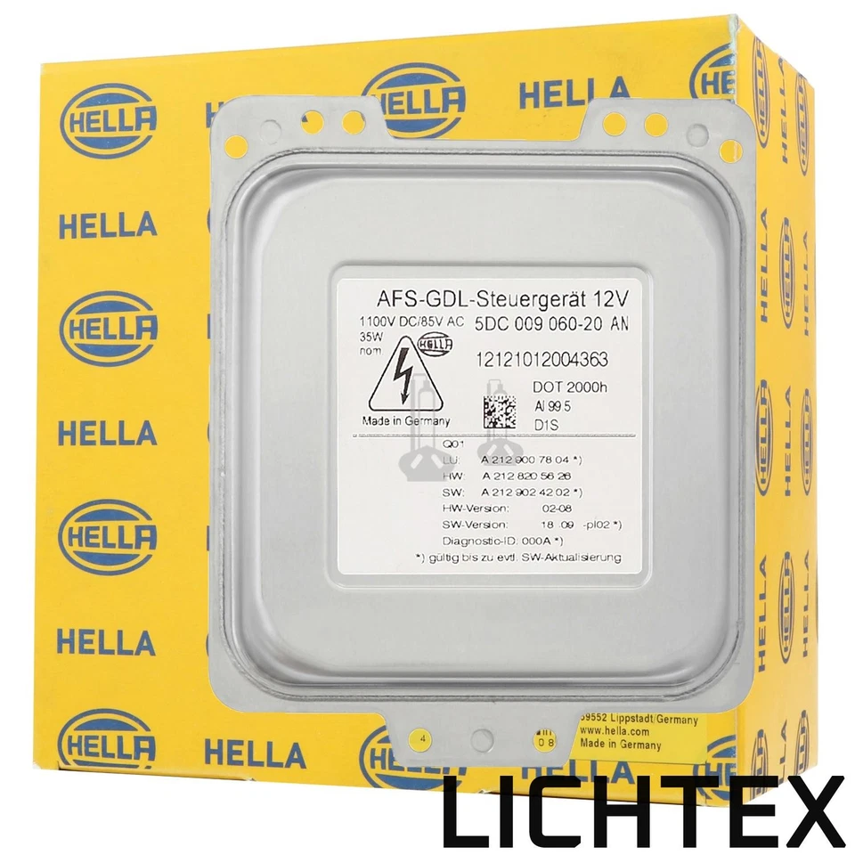 HELLA Xenon Scheinwerfer Steuergerät Ersatz für Mercedes E-Klasse A2129007804