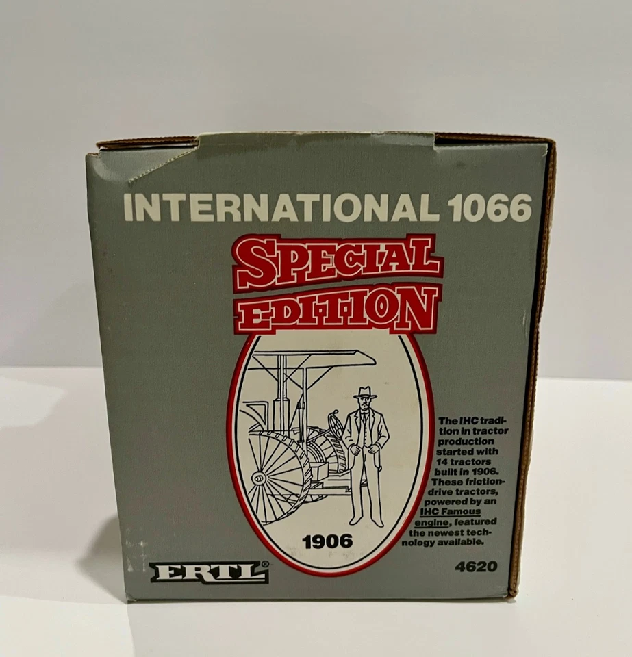 ERTL 1990, tractor International 1066 número 5.000.000, escala 1:16, diecast, nuevo en caja Foto 2 de 4