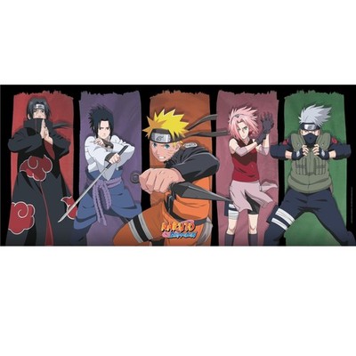 ABYSTYLE Naruto Shippuden Group Iconic Characters Gaming Mousepads 35'' x 16'' Non