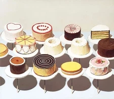 Wayne Thiebaud : Cakes : Archival Art Print