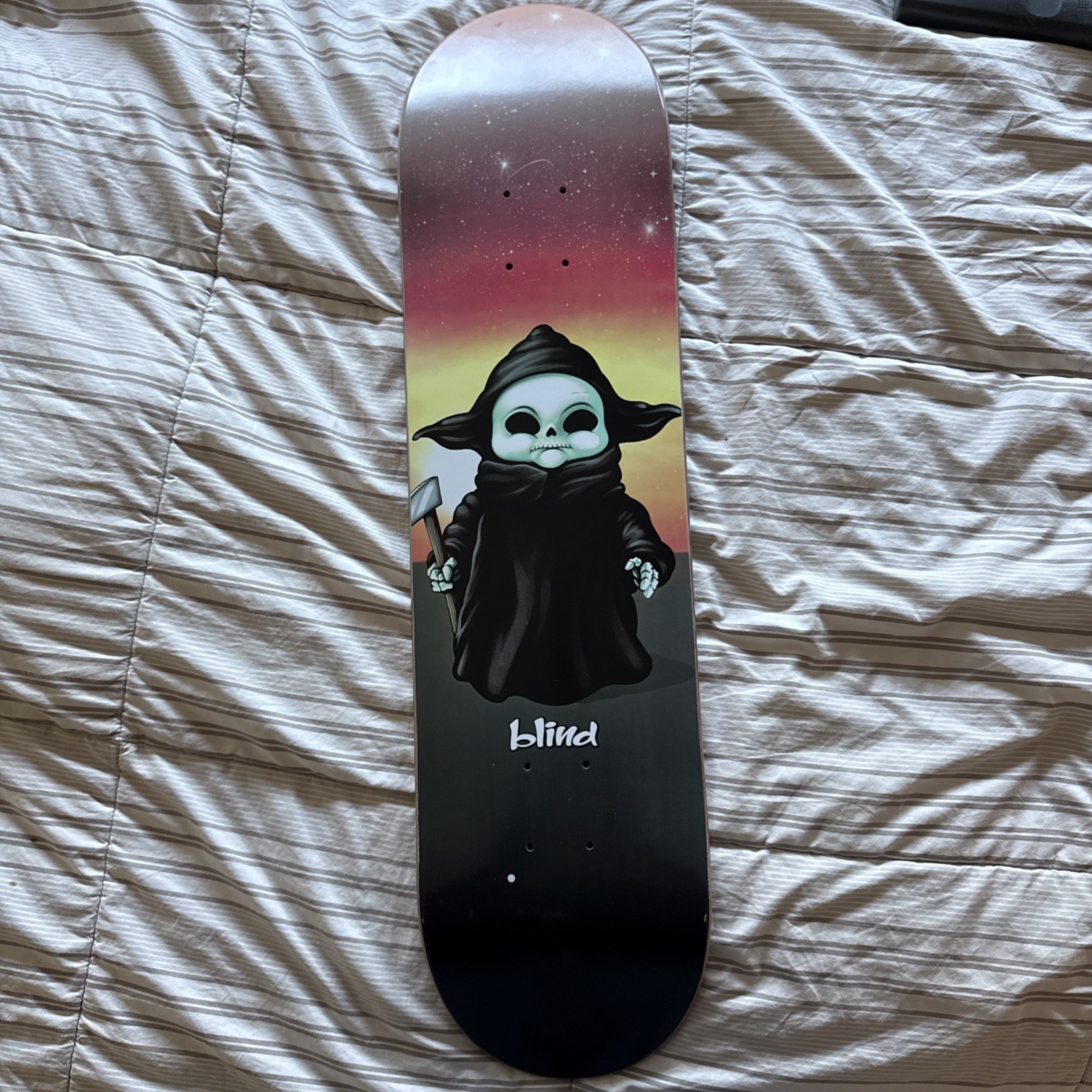 Grogu Reaper Skateboard Deck