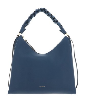 COCCINELLE Boheme Grana Double Shoulder Bag Schultertasche Deep Blue / Sandshell