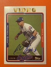 2016 Topps Archives Jose Vidro Auto 2005 Variation SP #A65-JV Expos 🔥🔥