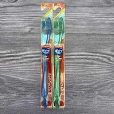 2 LOT Colgate Wave Comfort Fit FULL Head Soft Toothbrush Curved Bristles USA 51
