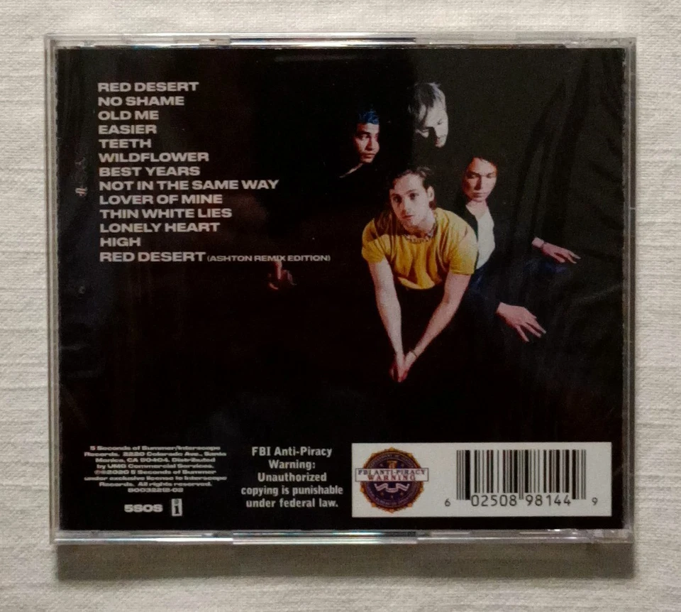 5 Seconds of Summer CALM - Ashton Edition - 5SOS CD 2020 Brand New Small crack - Image 2 of 3