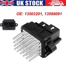 HEATER BLOWER MOTOR FAN RESISTOR RHEOSTAT 13503201 FOR VAUXHALL ASTRA J INSIGNIA