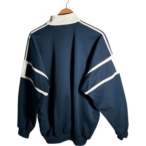 Adidas Originals Trainingsjacke Herren Gr. L Blau Gestreift Full Zip Retro - Bild 13 von 16