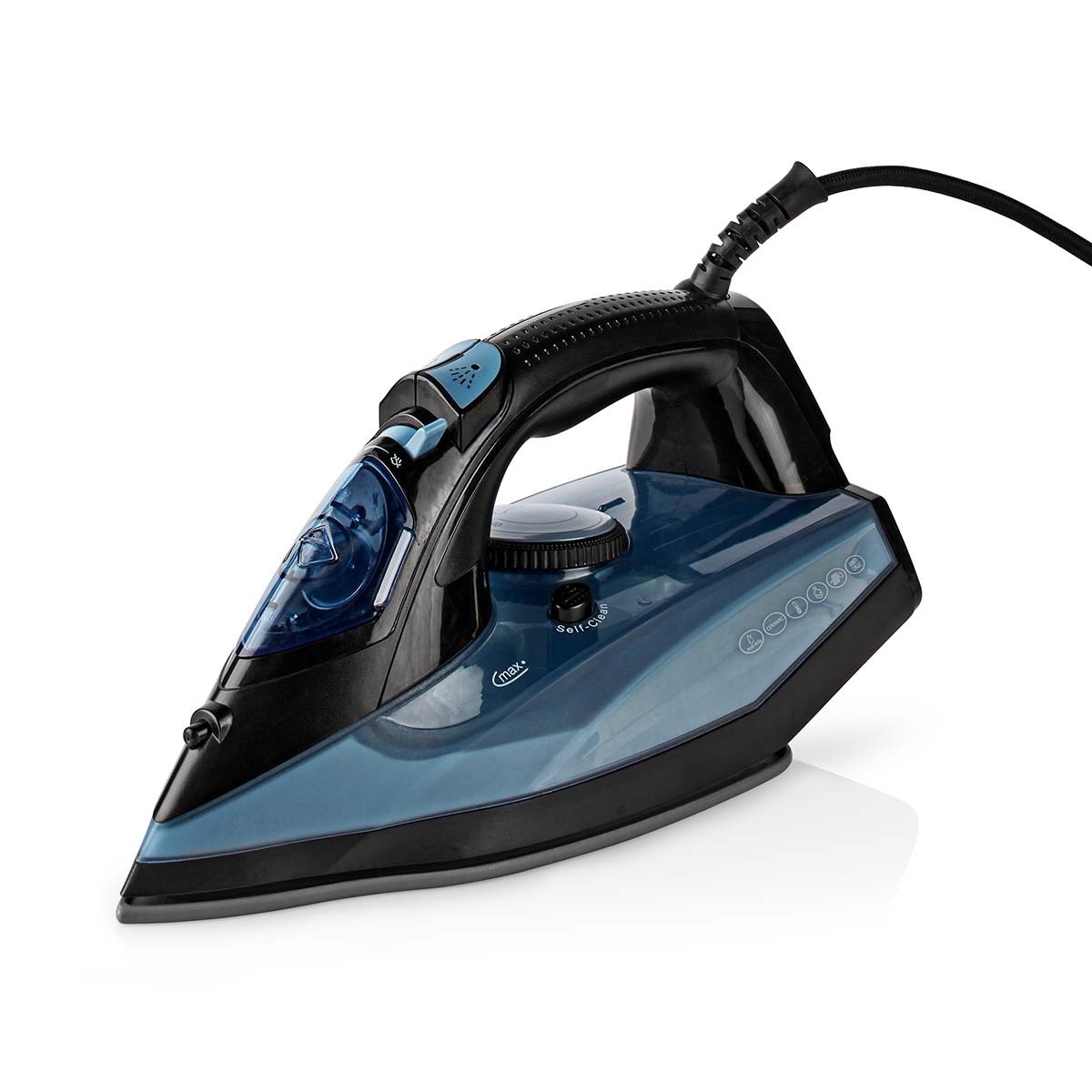 Non Communiqué Bleu Fer À Vapeur 2600 W 0,32 L Avec Semelle Céramique Nedis - Image 2