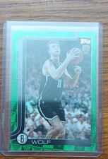 2025-26 Topps - Danny Wolf #227 Green Foilboard Season Tip-Off /99 (RC)