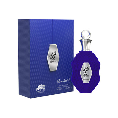Qalbi Blue Heart by Al Fares for Women, 100 ML Eau de Parfum