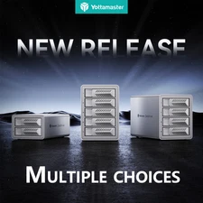 Yottamaster 2/4/5 Bay RAID Type B Hard Drive Enclosure For 2.5&3.5" SATA HDD SSD